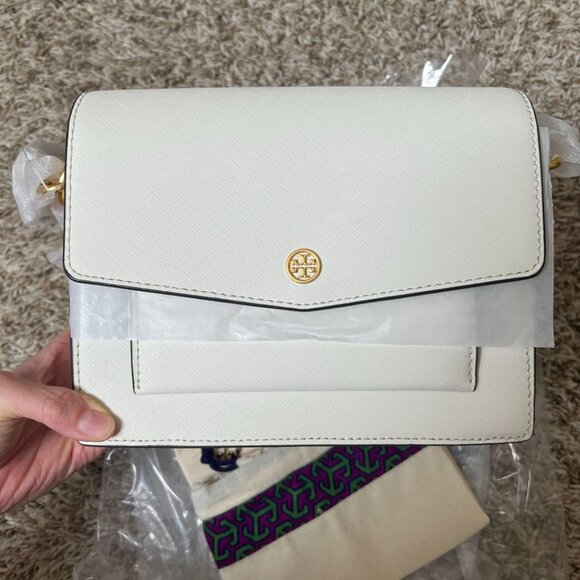 Tory Burch Robinson Double Strap Convertible Shoulder Bag - Picture 3 of 9